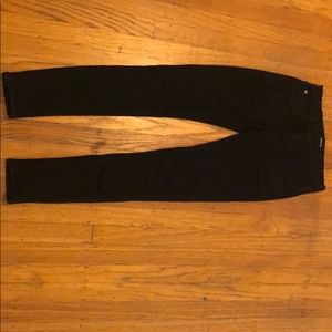 Hudson black jeans with no holes